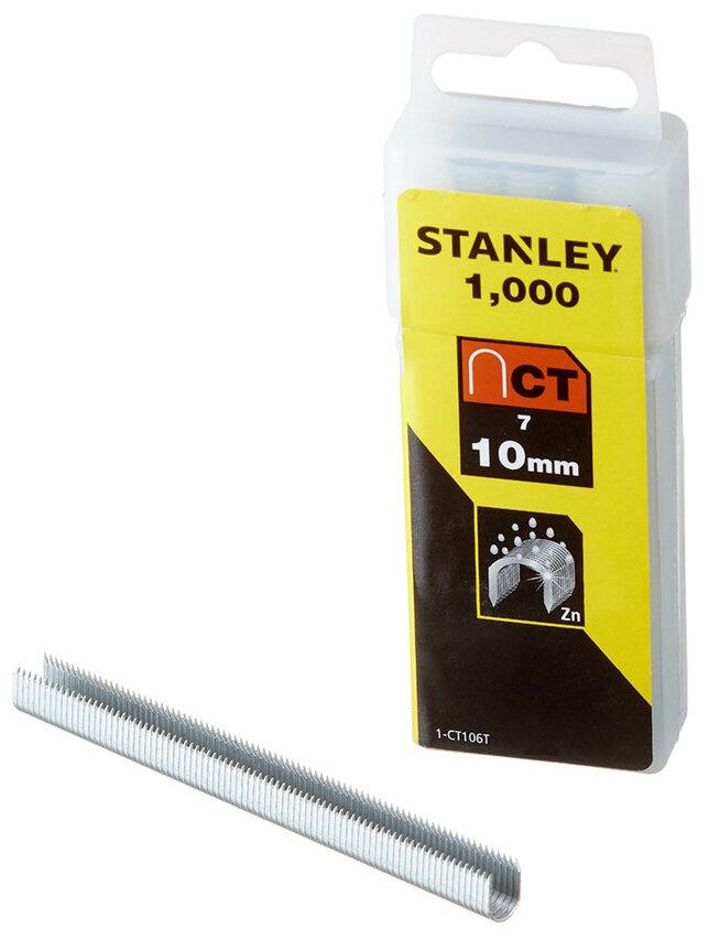 Скоба для степлера Stanley тип 7 10мм х 1000шт 1-CT106T . - фотография № 4