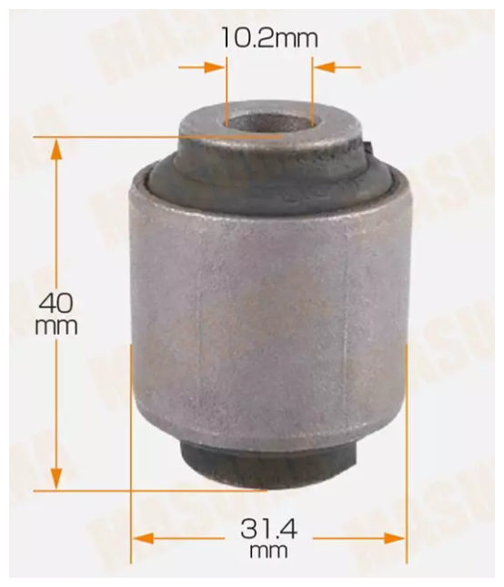 Сайлентблок задней подвески (нижнее правое) MASUMA RU-313
