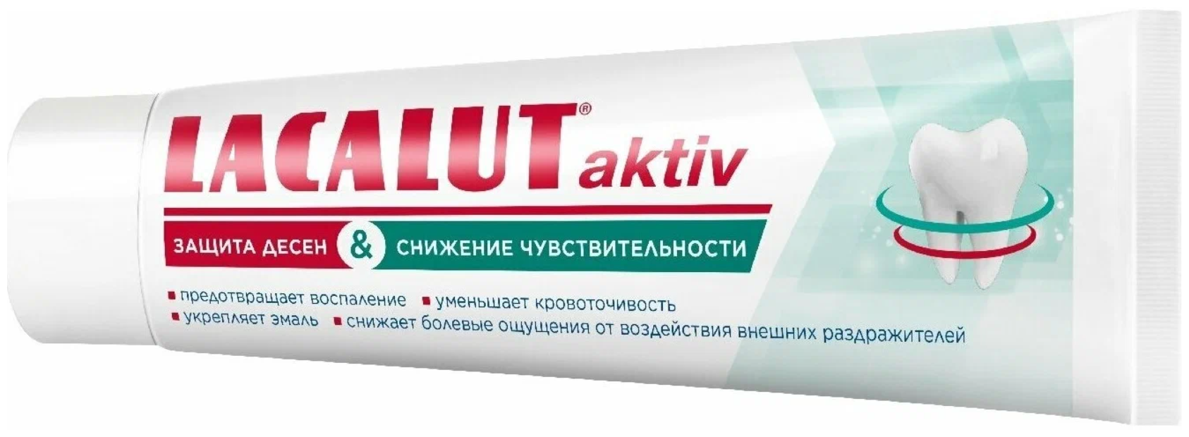 Зубная паста Lacalut aktiv защита десен и снижение чувствительности 75мл ДР.ТАЙСС НАТУРВАРЕН - фото №3