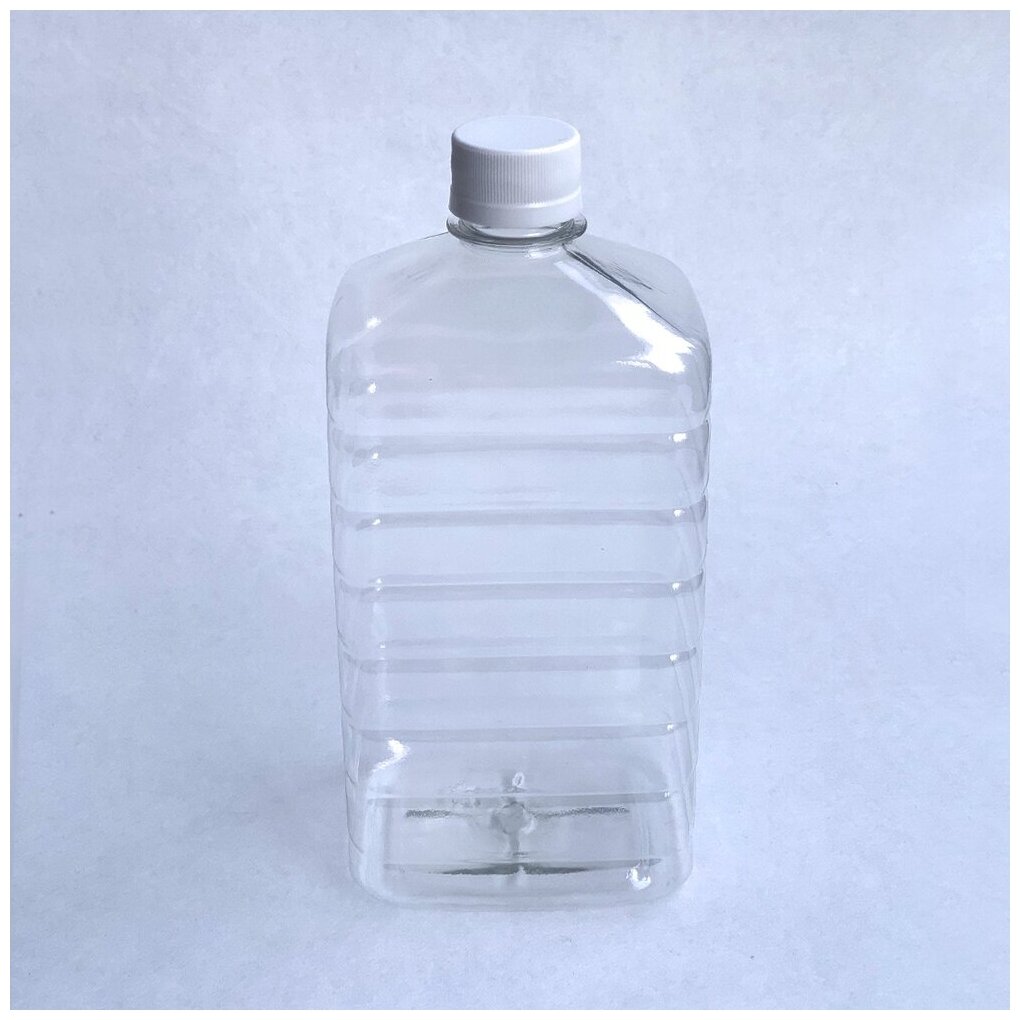 Бутылка ПЭТ «ДЗН» 1 л. Упаковка пластиковой тары с крышкой
