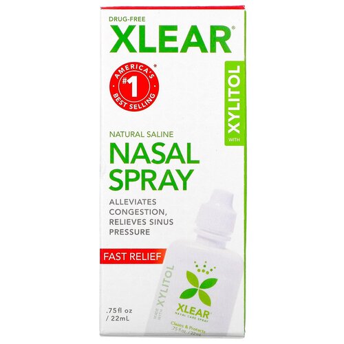 Xlear Natural Nasal Spray натуральный солевой назальный спрей с ксилитолом 22 мл