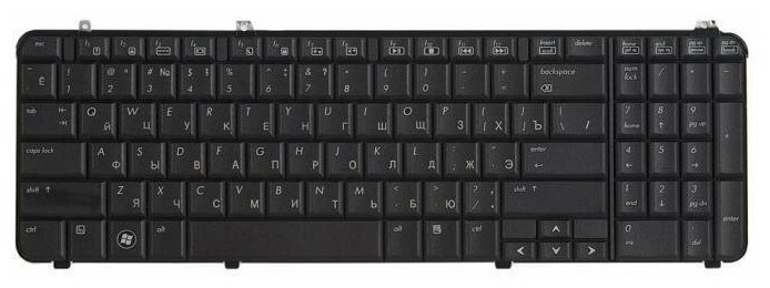 Клавиатура для ноутбука HP Pavilion dv6-1000 dv6-1210er dv6-1211er dv6-1215er dv6-1216er dv6-1220er dv6-1225er dv6-1230er dv6-1438er dv6-2017er dv6-2040er dv6-2110er dv6-2111er гор Enter ZeepDeep 1067₽