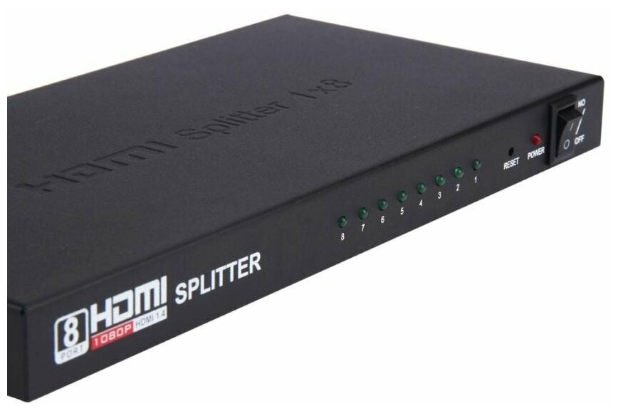 Разветвитель HDMI splitter 1x8