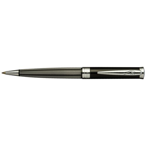Ручка шариковая Pierre Cardin Tresor, латунь, цвет черный-серебристый (PC7211BP)