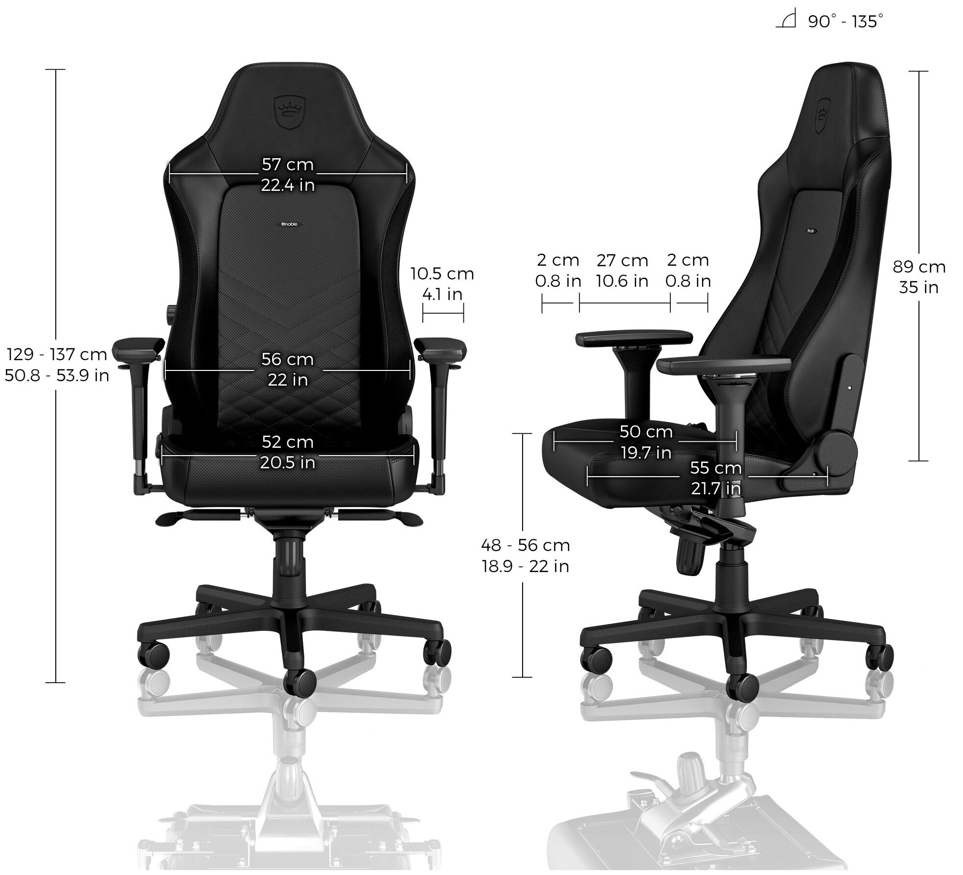 Компьютерное кресло Noblechairs Hero игровое