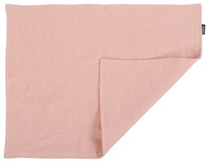 Салфетка под приборы из умягченного льна розово-пудрового цвета из коллекции Essential, 35х45 см, Tkano, TK19-PM0004