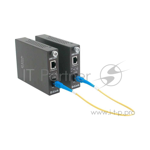 Конвертер D-Link 10/100BASE-TX to 100BASE-FX Single-mode Fiber ( 20km, SC ) Dual-wavelength Media Co .