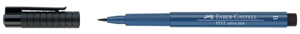 Капиллярная ручка Faber Castell Капиллярная ручка PITT ARTIST PEN BRUSH, цвет тёмно-синий — фото 1