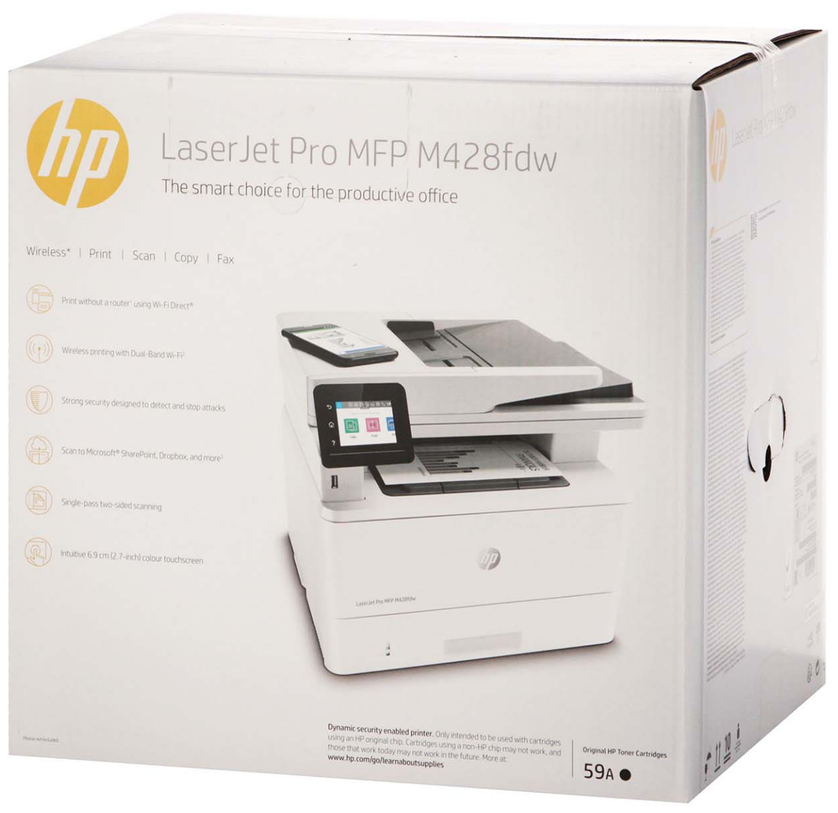 МФУ лазерный HP LaserJet Pro M428fdw, A4, лазерный, белый [w1a30a] - фото №12