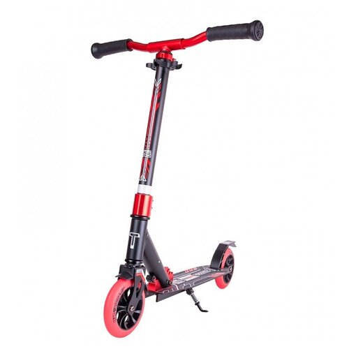 Городской самокат TT JOGGER 145 black/red 1/4 2022 самокат тт 145 jogger black red 1 4