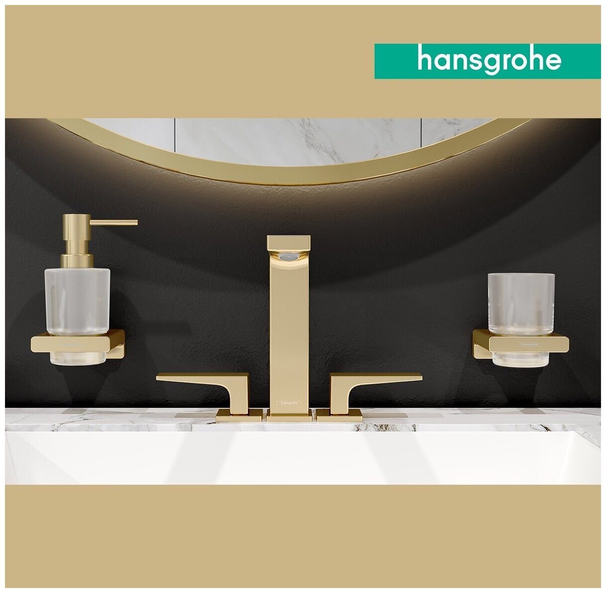 Крючок hansgrohe AddStoris 41742990, полированное золото - фото №4