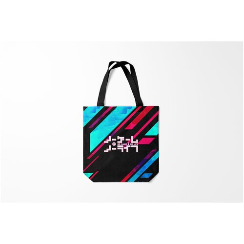 фото Сумка-шоппер / 40х40 см / аниме / no game life logo burnettie