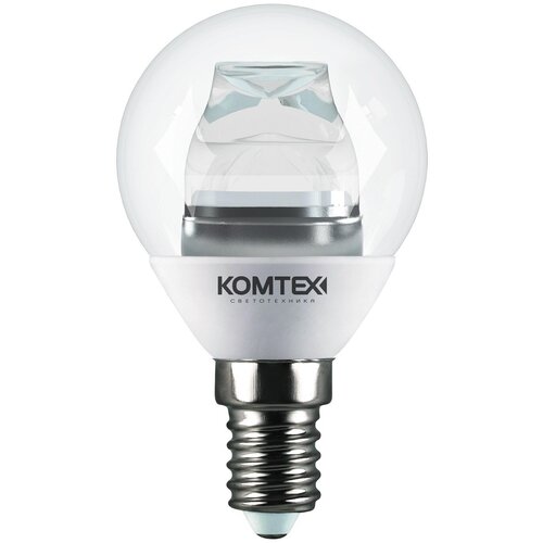 Comtech Лампа LED эксперт шар хрустальный G45 Е14 5W 2700К 280D