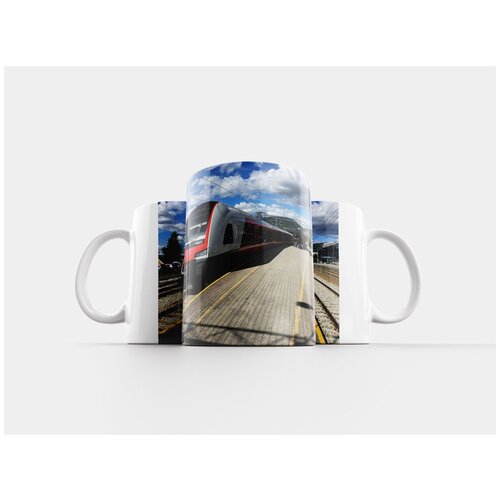 фото Кружка "тренироваться, путешествовать, железная дорога" 320 мл lotsprints