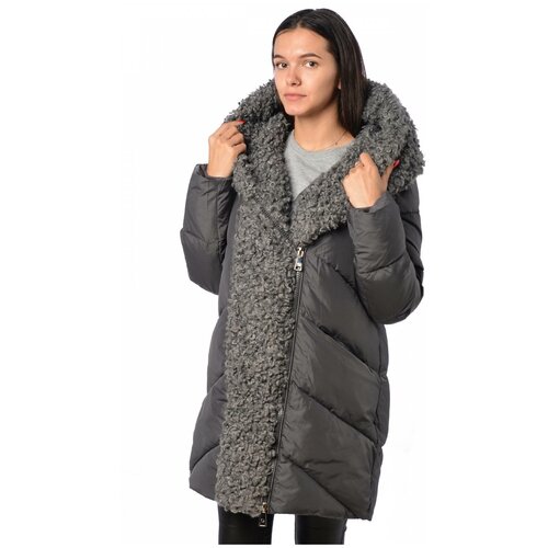 Зимняя куртка женская EVACANA 21712 размер 44, серый