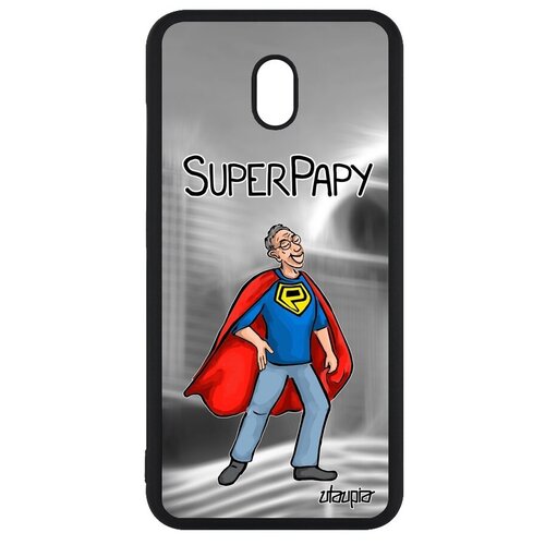 фото Стильный чехол на смартфон // xiaomi redmi 8a // "супердед" веселый дед, utaupia, серый