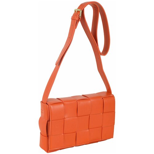 Женская сумка Pola,плетенная, удобная сумка, клатч, экокожа 23 x 16 x 5
