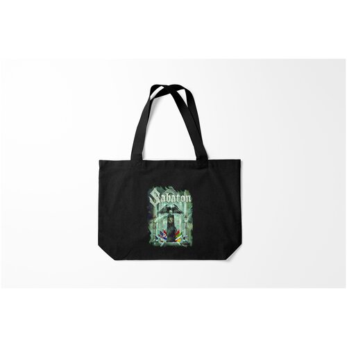 фото Сумка-шоппер / 46х35 см / рок / sabaton burnettie