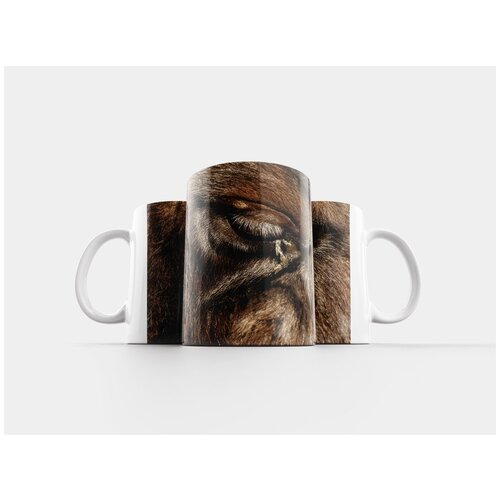 фото Кружка "зубр, глаз, закрывать" 320 мл lotsprints