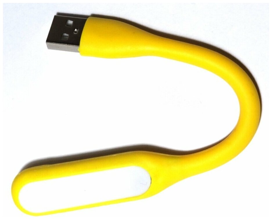 Гибкий USB LED светильник желтый