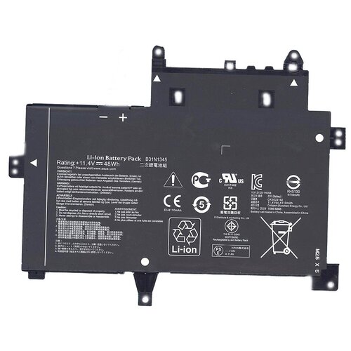 Аккумуляторная батарея для ноутбука Asus TP500LN (B31N1345) 11,4V 48Wh черная вентилятор кулер для ноутбука asus transformer book flip tp500 tp300 tp500l tp500ln tp500lb