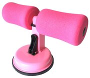 Универсальный тренажер для отжима и пресса вакуумный, цвет розовый
