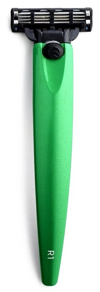 Бритва Bolin Webb R1, зеленый металлик, Gillette Mach3 - фото №10