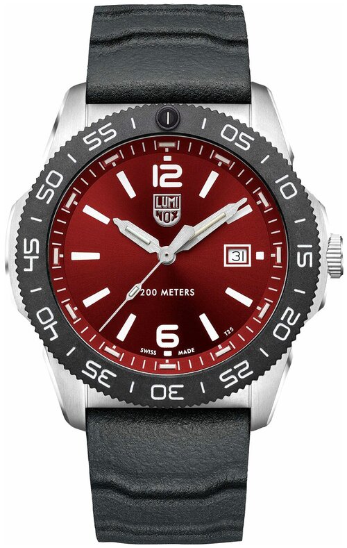 Наручные часы Luminox Sea, серебряный, черный