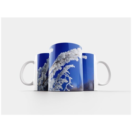 фото Кружка "зима, иней, трава" 320 мл lotsprints