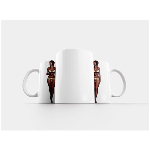 фото Кружка "женщина, бикини, ходить" 320 мл lotsprints