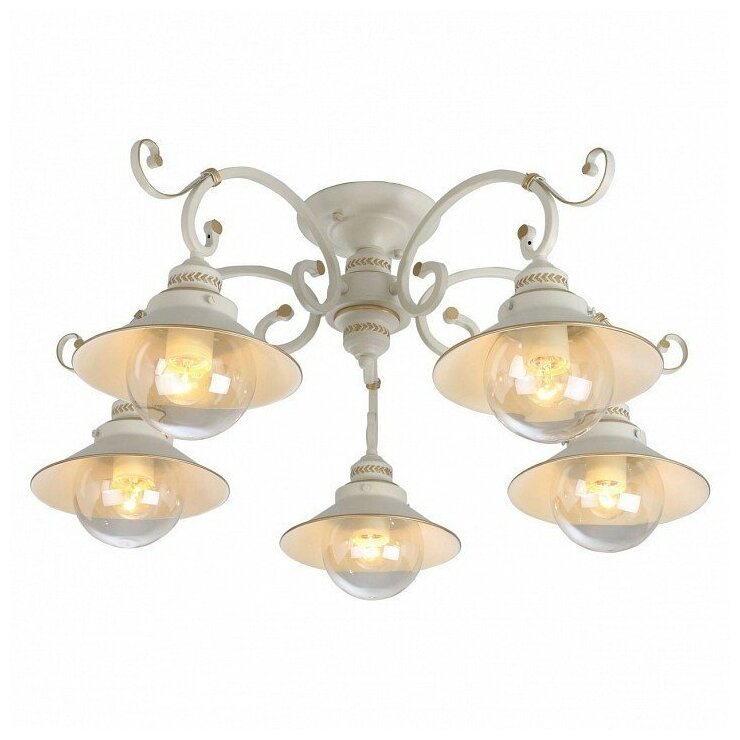 Потолочная люстра Arte Lamp Grazioso A4577PL-5WG