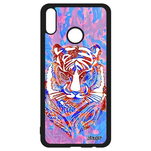 фото Яркий чехол на смартфон // honor 8x // "тигр" tiger тайга, utaupia, розовый