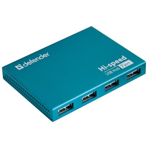 Хаб Defender Septima Slim 7 портов USB 20 2А 227300₽