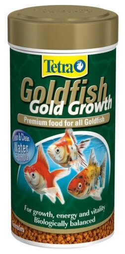 Корм для рыб Tetra Goldfish Gold Growth 250мл шарики - фотография № 8