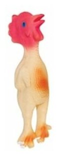 TRIOL Игрушка для собак из латекса "Петушок", 150мм Цвет: Бежевый, Розовый