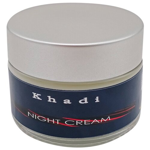 Ночной крем для лица для нормальной и сухой кожи (night face cream) Khadi India | Кади Индиа 50г