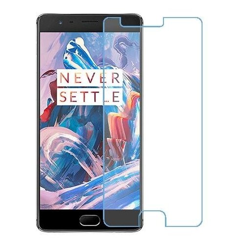 OnePlus 3 защитный экран из нано стекла 9H одна штука