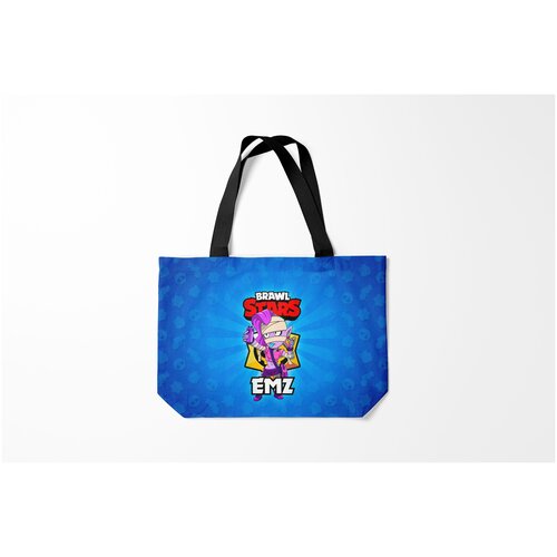 фото Сумка-шоппер / 46х35 см / геймерам / brawl stars emz burnettie