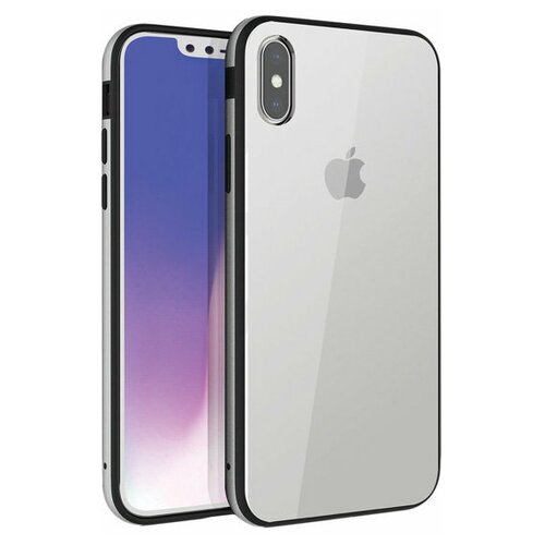 Чехол Uniq Valencia Clear для Apple iPhone Xs Max, серебристый