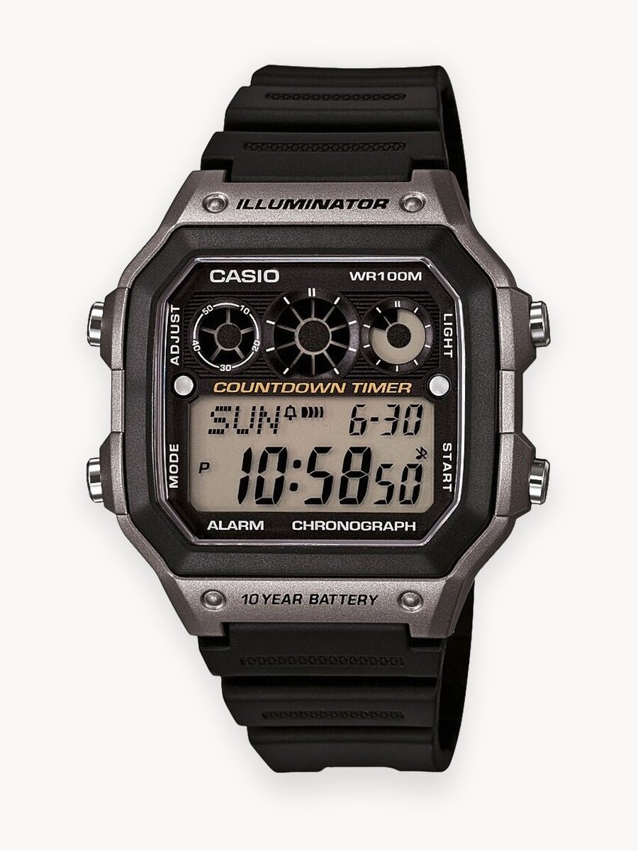 Наручные часы CASIO, черный