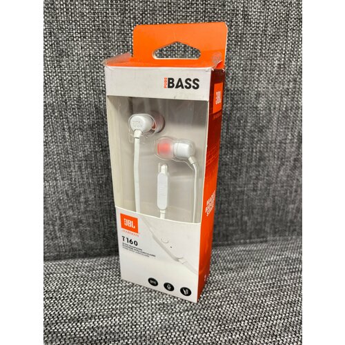 Проводные наушники JBL T160 белый 259800₽