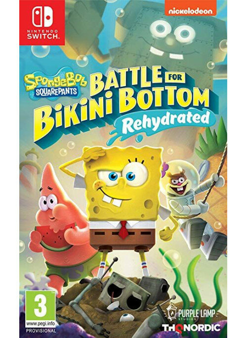 Игра для Nintendo Switch SpongeBob SquarePants: Battle for Bikini Bottom - Rehydrated