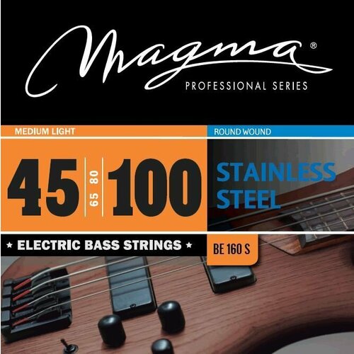 комплект струн для бас гитары magma be160s Magma Strings BE160S Струны для бас-гитары 45-100