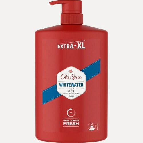 Изображение товара Гель для душа + шампунь 3в1 Old Spice Whitewater, 1 л