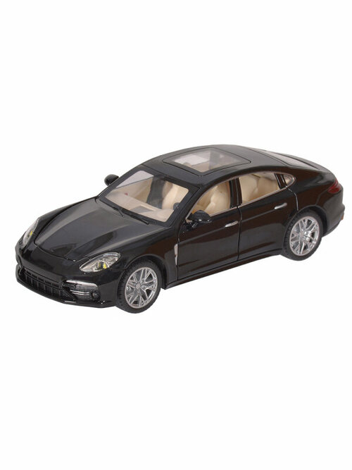 Машина металлическая MX 33603 Porsche Panamera свет и звук черный 1:24