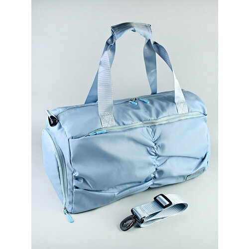 фото Сумка спортивная , 30 л, 46х22х20 см, ручная кладь, голубой ryzenbaks