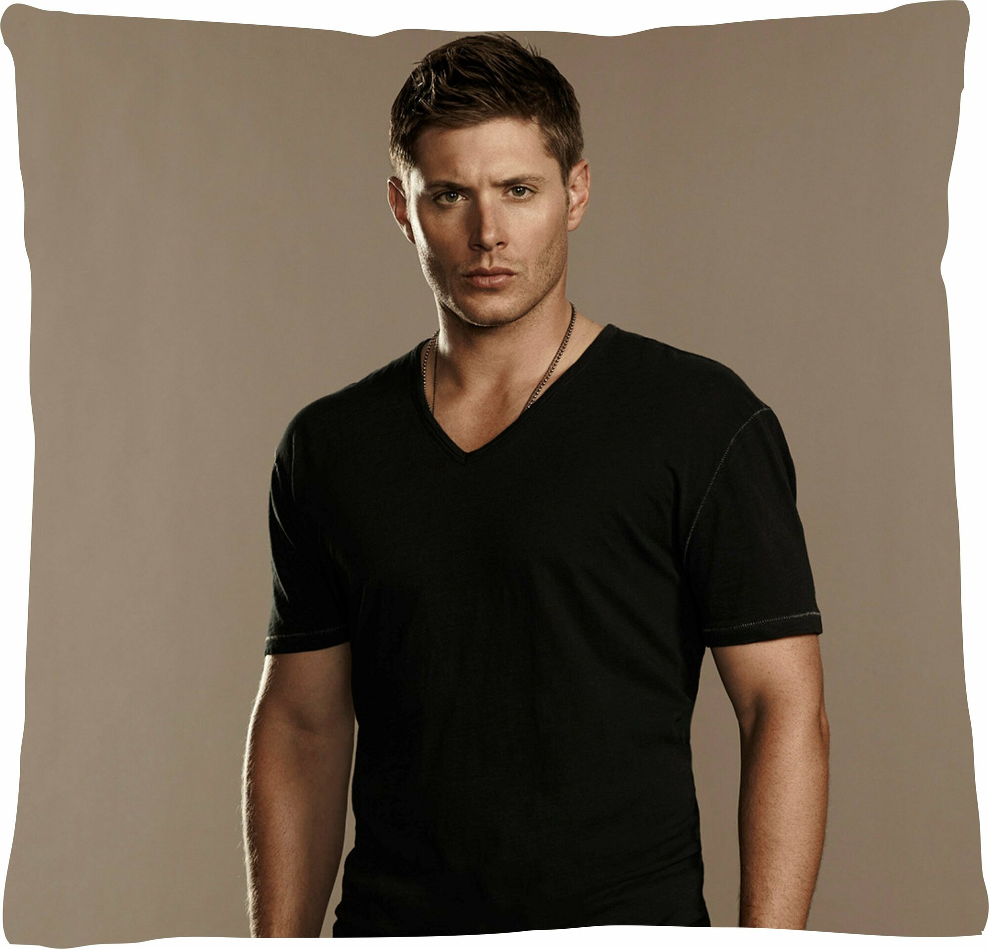 фото Подушка квадратная Jensen Ackles Дженсен Эклс
