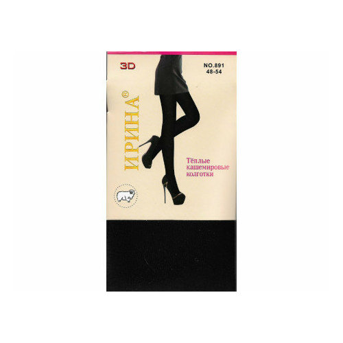 Колготки утепленные размер one size черный 450₽