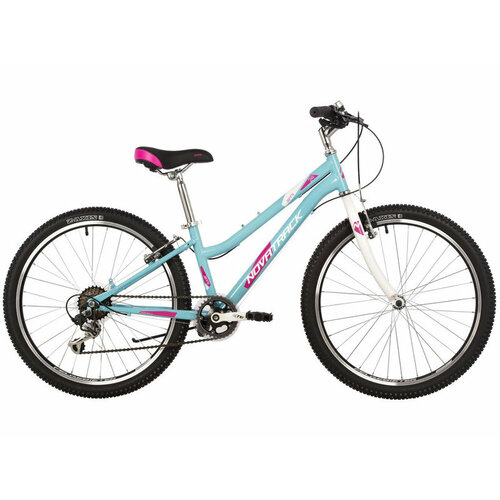 Подростковый велосипед Novatrack Jenny 24 год 2023 цвет Голубой ростовка 12 2008000₽