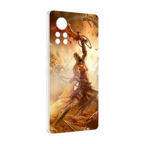 Чехол MyPads God Of War III для Infinix Note 12 i X667 задняя-панель-накладка-бампер чехол mypads the last of us для infinix note 12 i x667 задняя панель накладка бампер